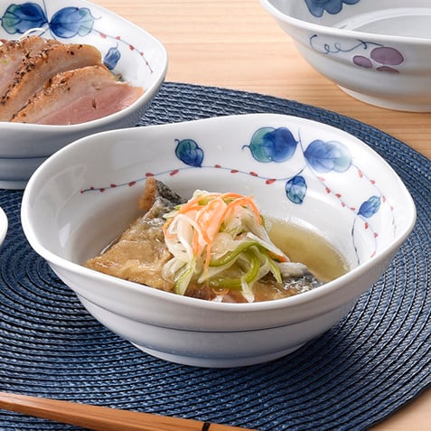 水引草 なぶり鉢（大） | 松幸陶芸「波佐見焼窯元」webストア