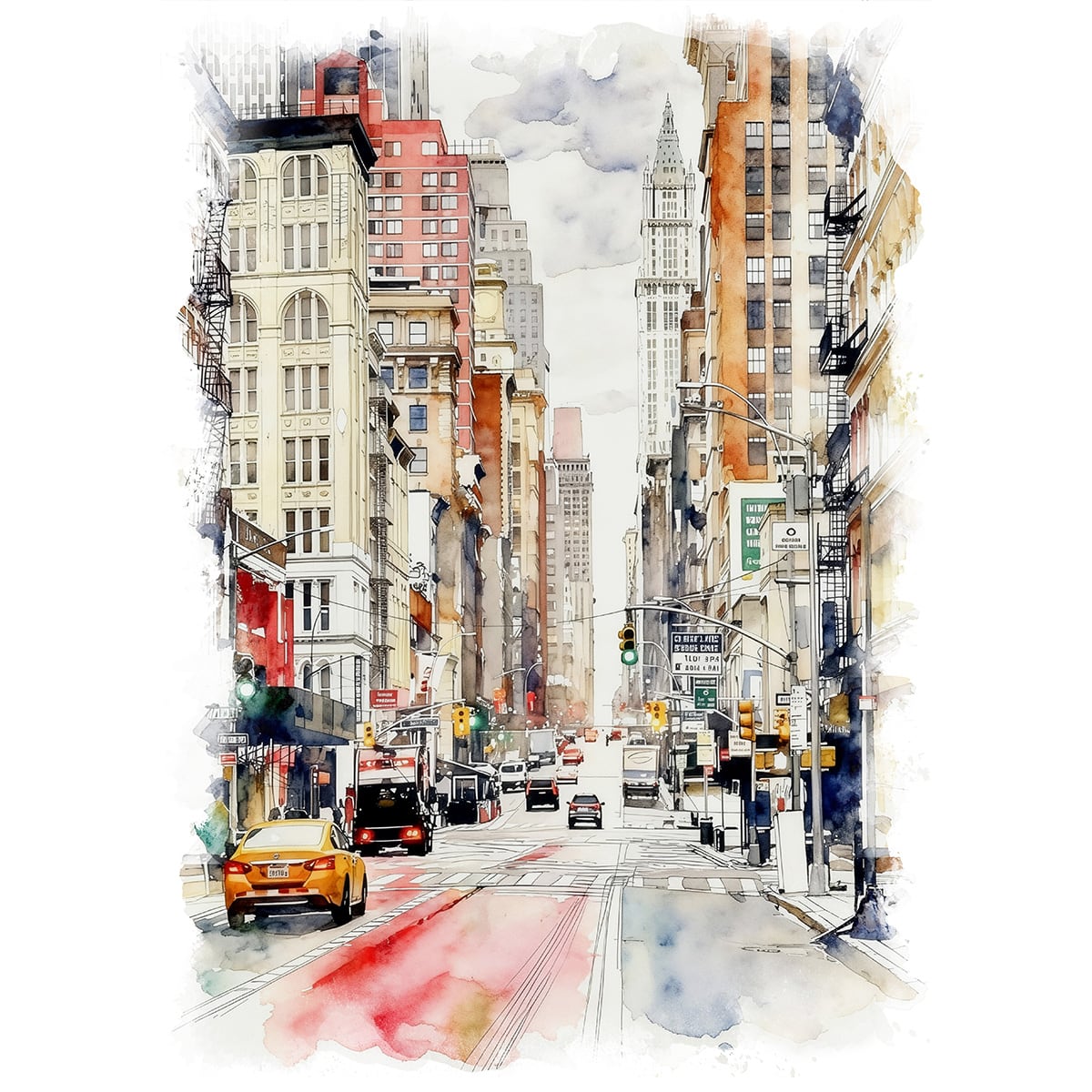 ポール・ヴィヴィアン油彩画 都市風景 ポール・ヴィヴィアン油彩画