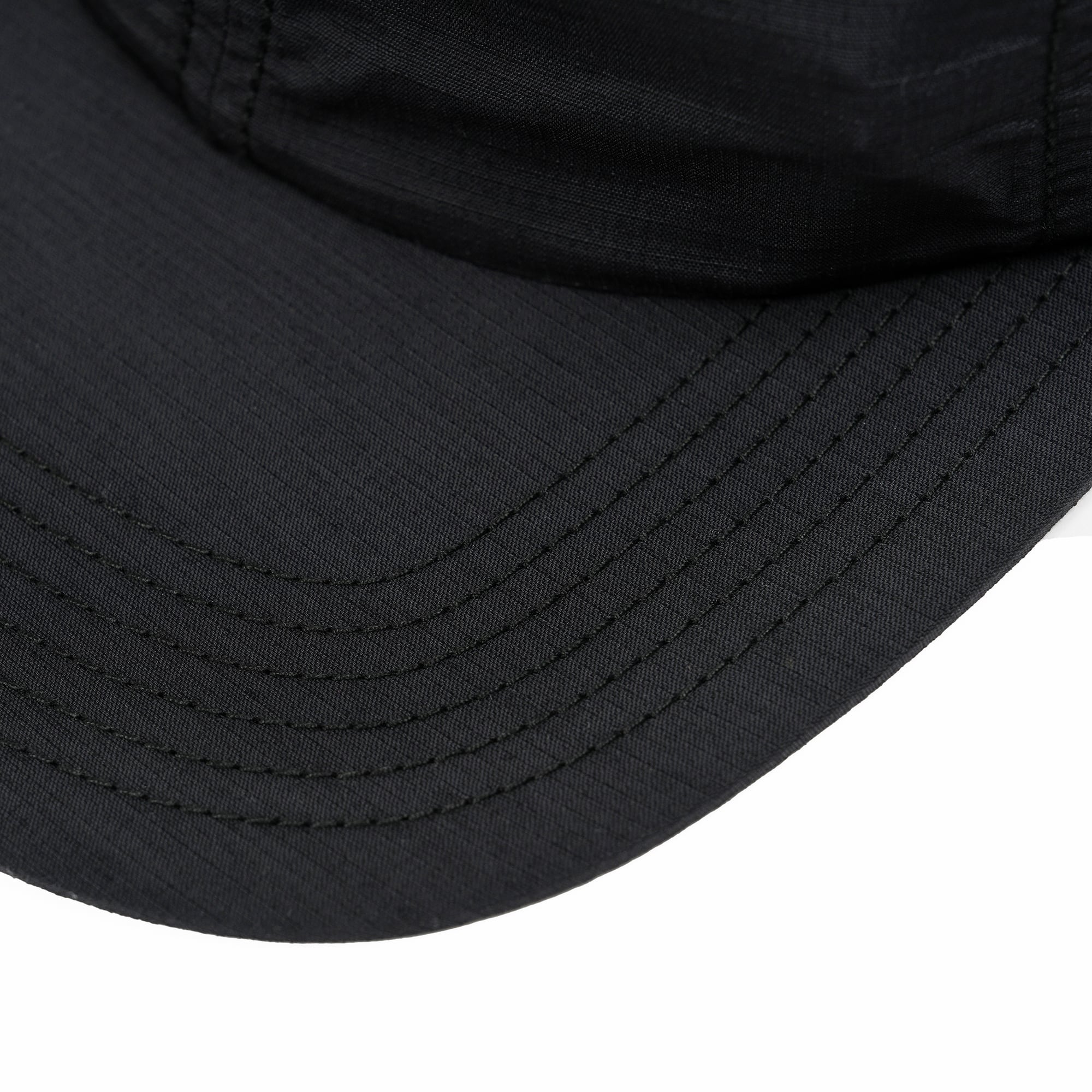 Nylon Rip Stop Shirring 6Panel Cap (black) | OVY