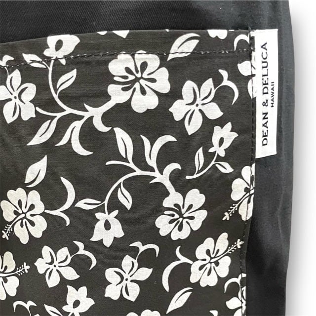 DEAN&DELUCA】ハワイ限定 エプロン 首紐調整タイプ 黒 ブラック