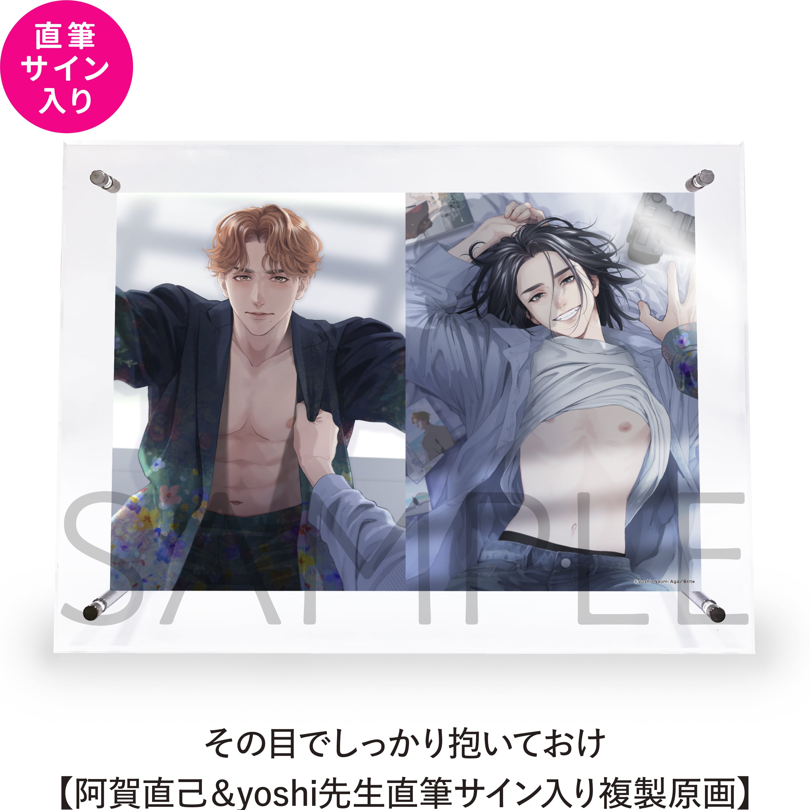 おやすみ、またね。ましろくん。【カトウロカ先生直筆サイン入り複製