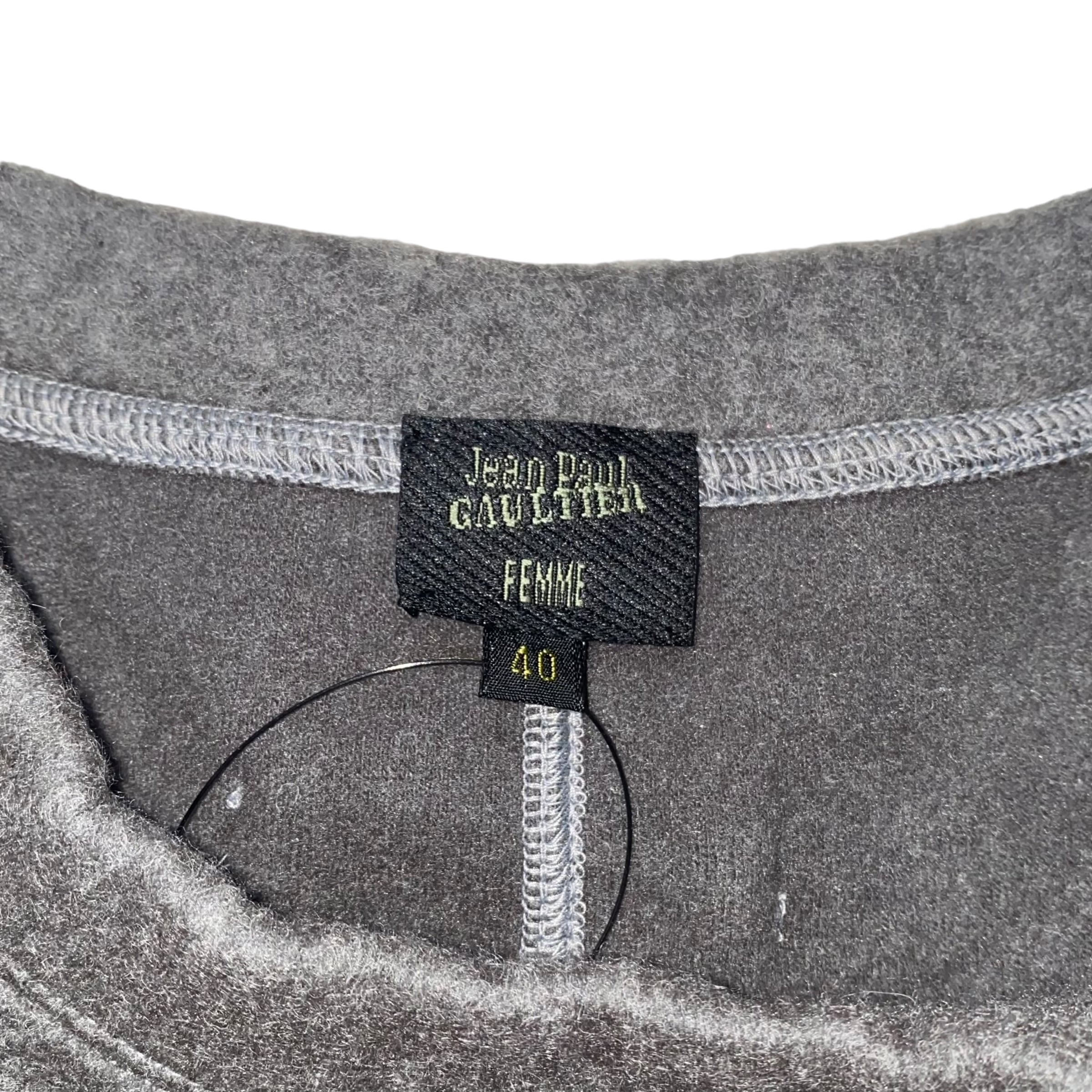 JEAN PAUL GAULTIER FEMME fleece pullover | NOIR ONLINE