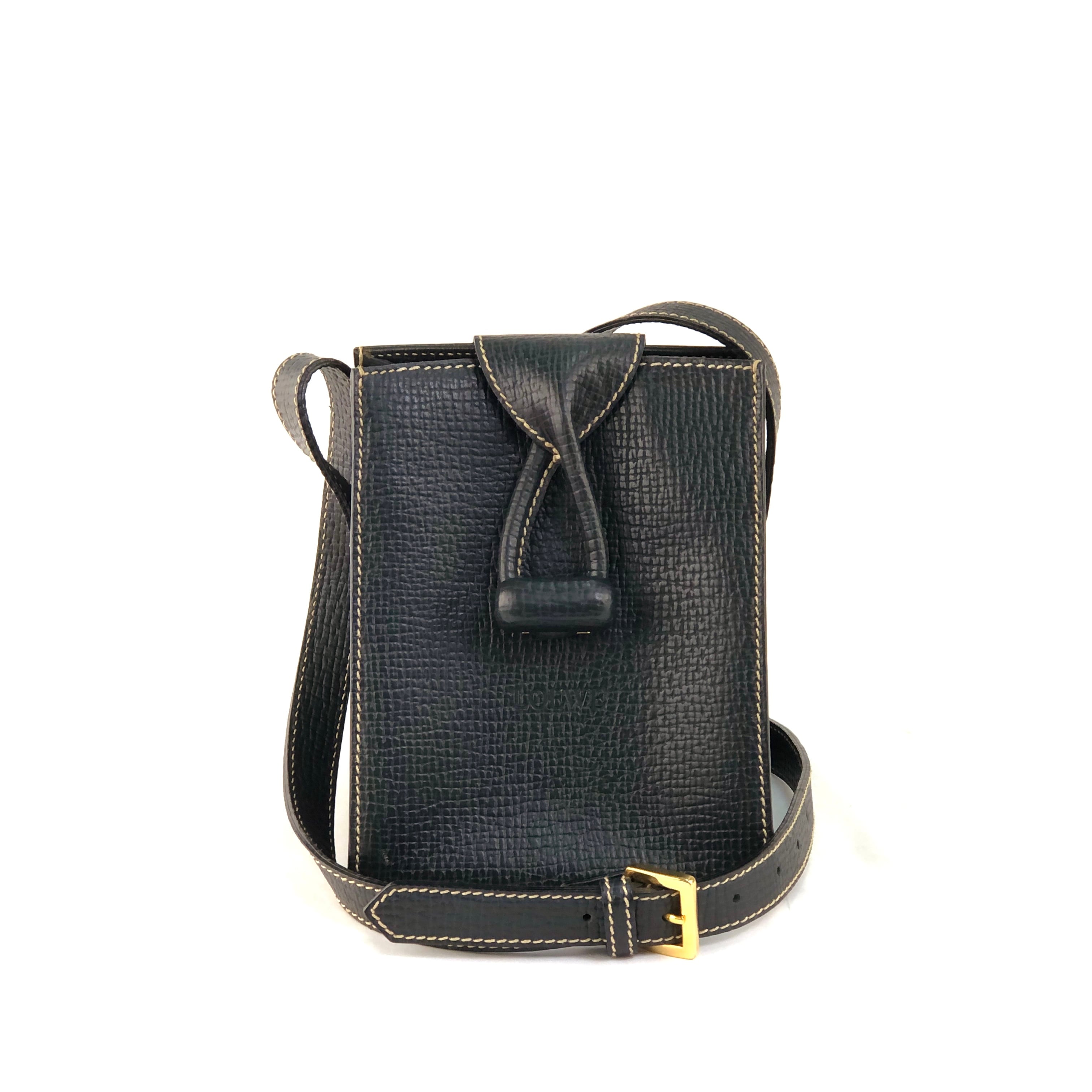 LOEWE ロエベ ターンロック トグル ポシェット ミニバッグ レザー 型