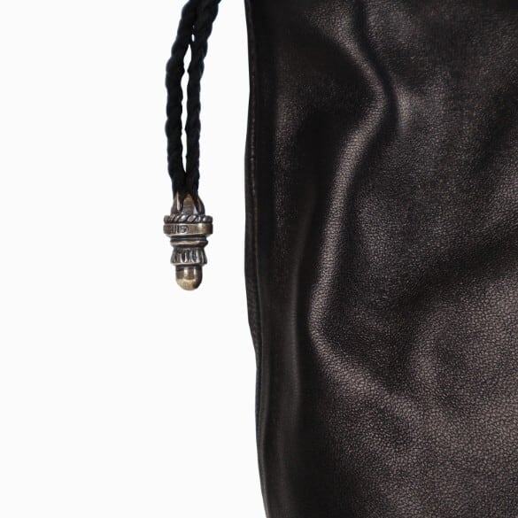 CHROME HEARTS クロムハーツ クロスパッチ ドローストリング バッグ