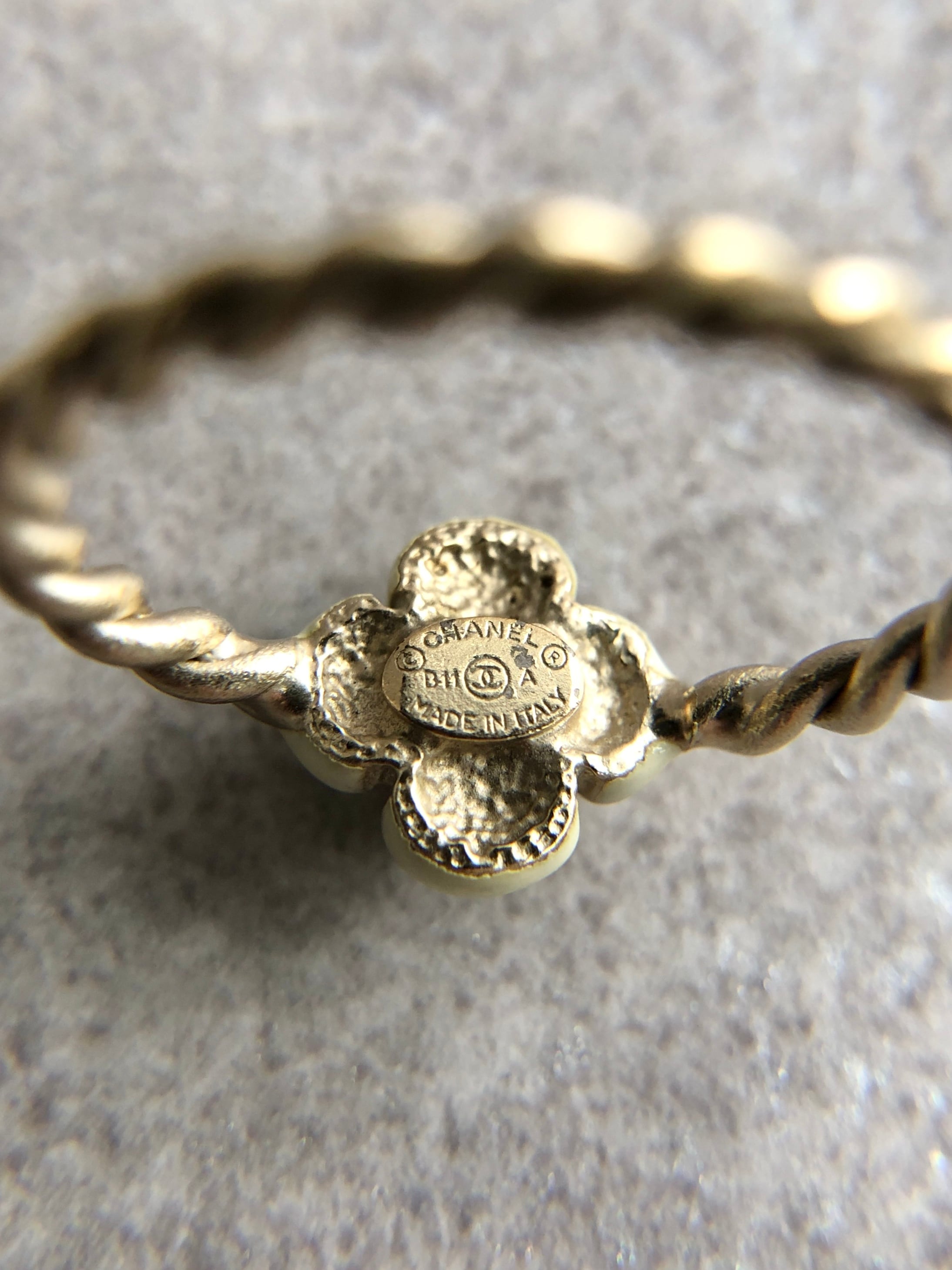 CHANEL シャネル リング ホワイト カメリア vintage ヴィンテージ