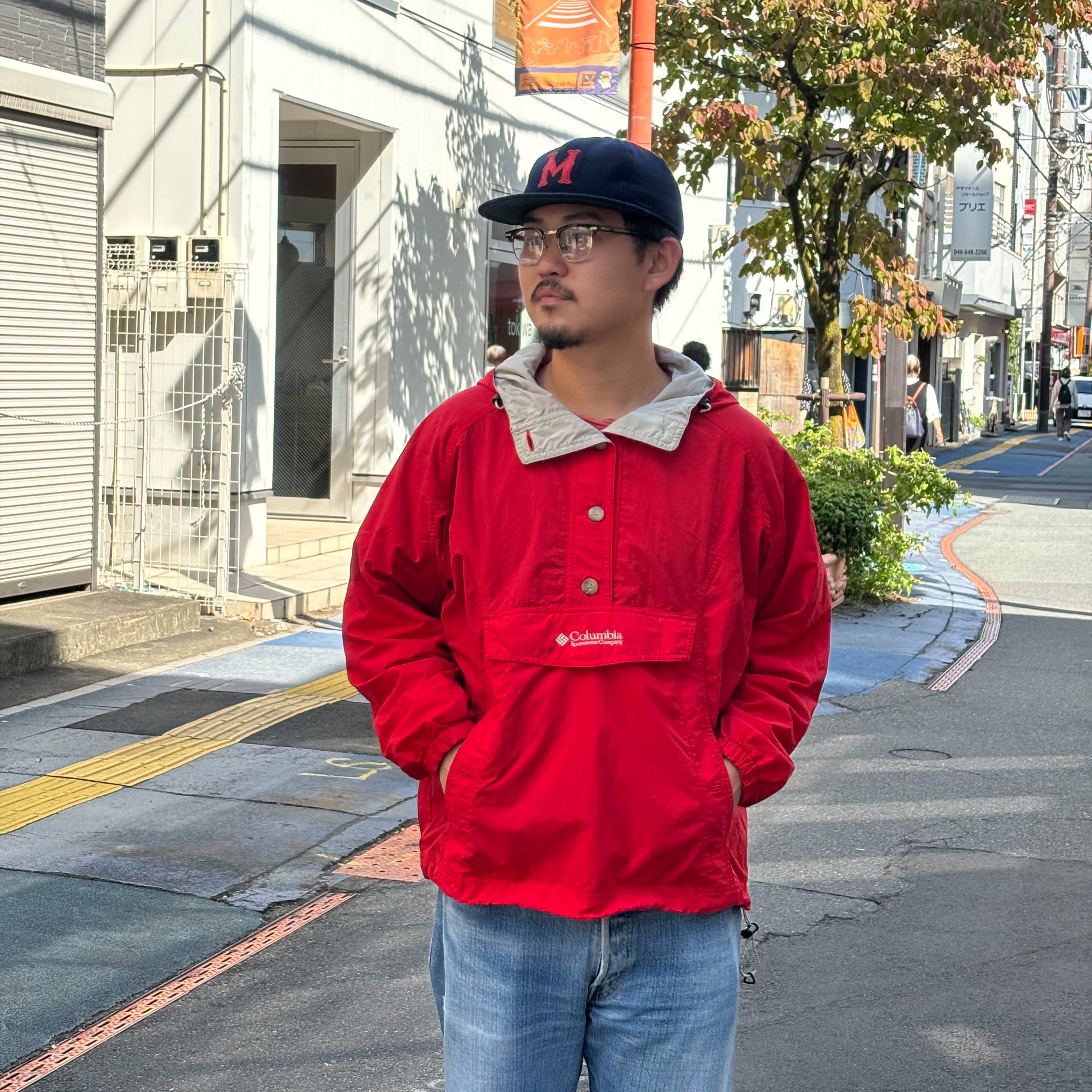 90's Columbia Nylon Anorak Parka / コロンビア アノラック プル