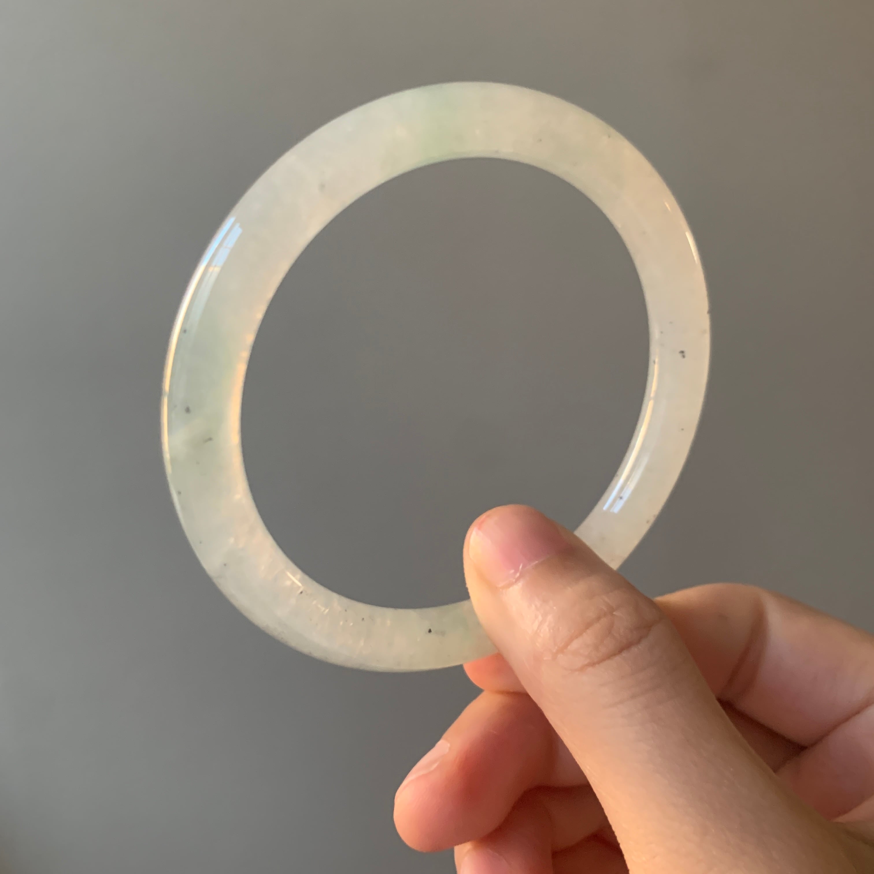 本翡翠バングル 完美品 超高氷 ヒスイ 天然 コレクション品 ミャンマー