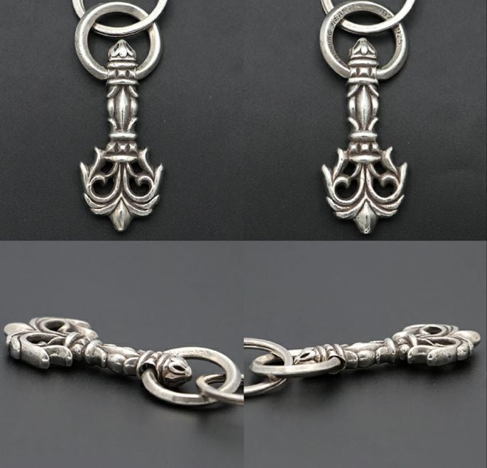 CHROME HEARTS クロムハーツ フィリグリープル キーリング ダガー