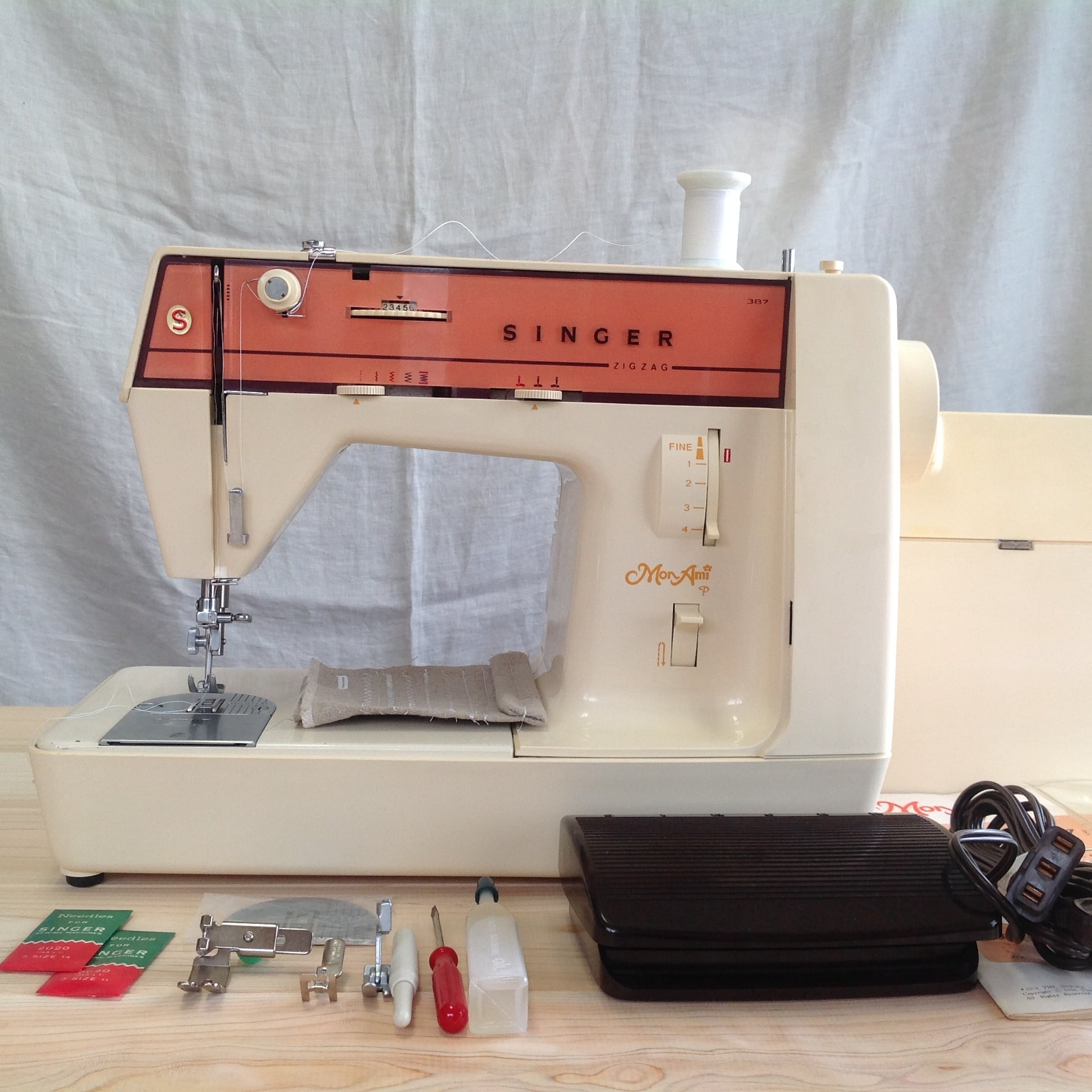 シンガー ミシン モナミ Mon Ami P ZIGZAG 387 中古 | sinra works