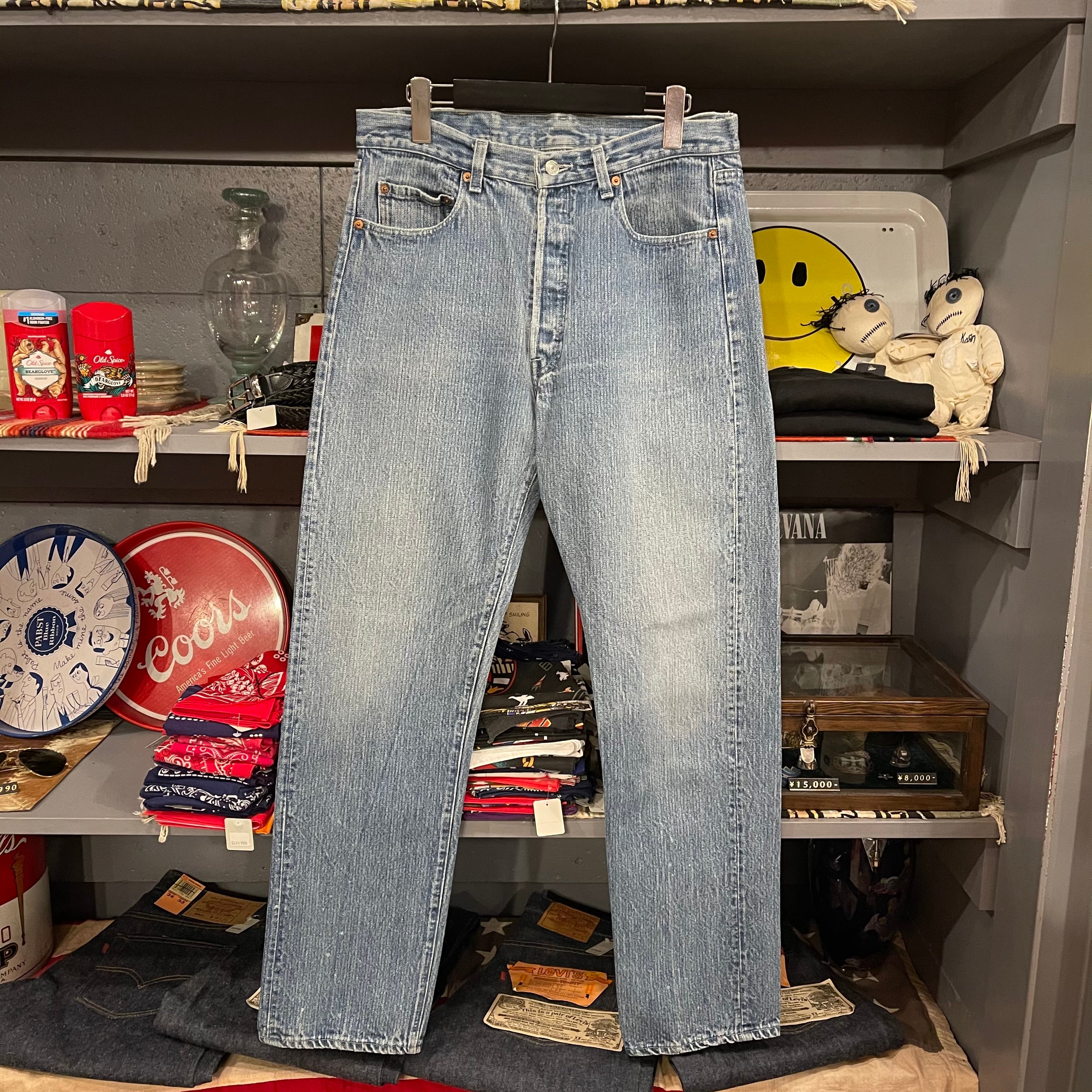 80s Levis 501 Stripe Denim Pants USA製 | VOSTOK