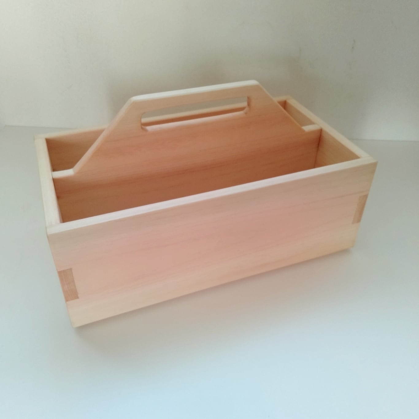 持ち手付きフリーボックス｜ 無垢 檜(ひのき) | MIYABI WOODWORKS