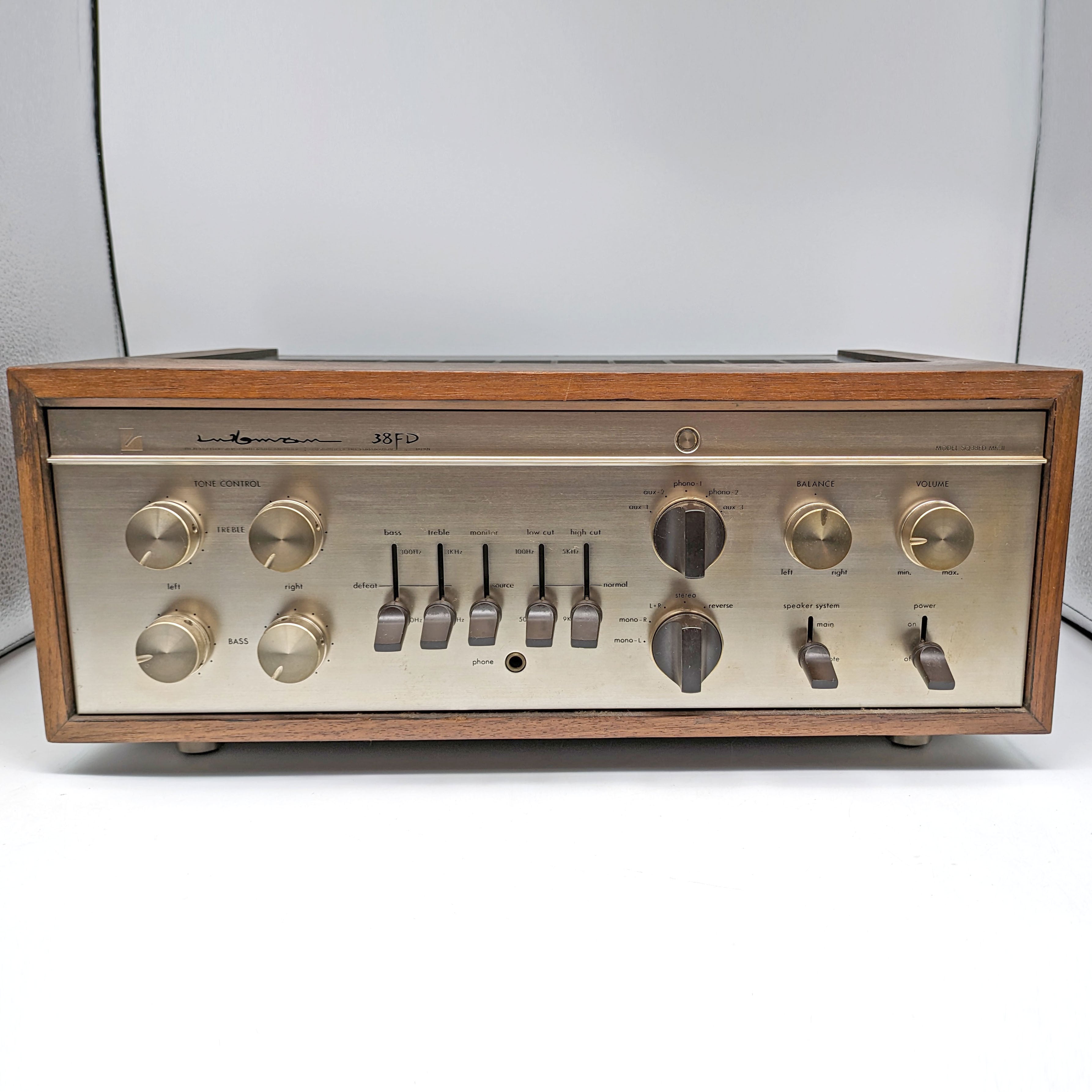 LUXMAN(ラックスマン)・SQ38FD MK-II・プリメインアンプ・管球式