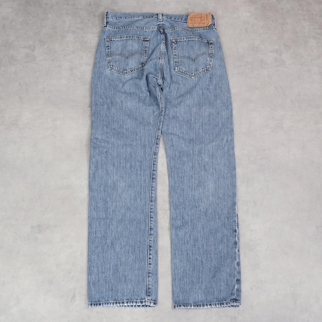 リーバイス501 Levis W33 ブルーデニム 青 縦落ち 古着 14626 | fuufu