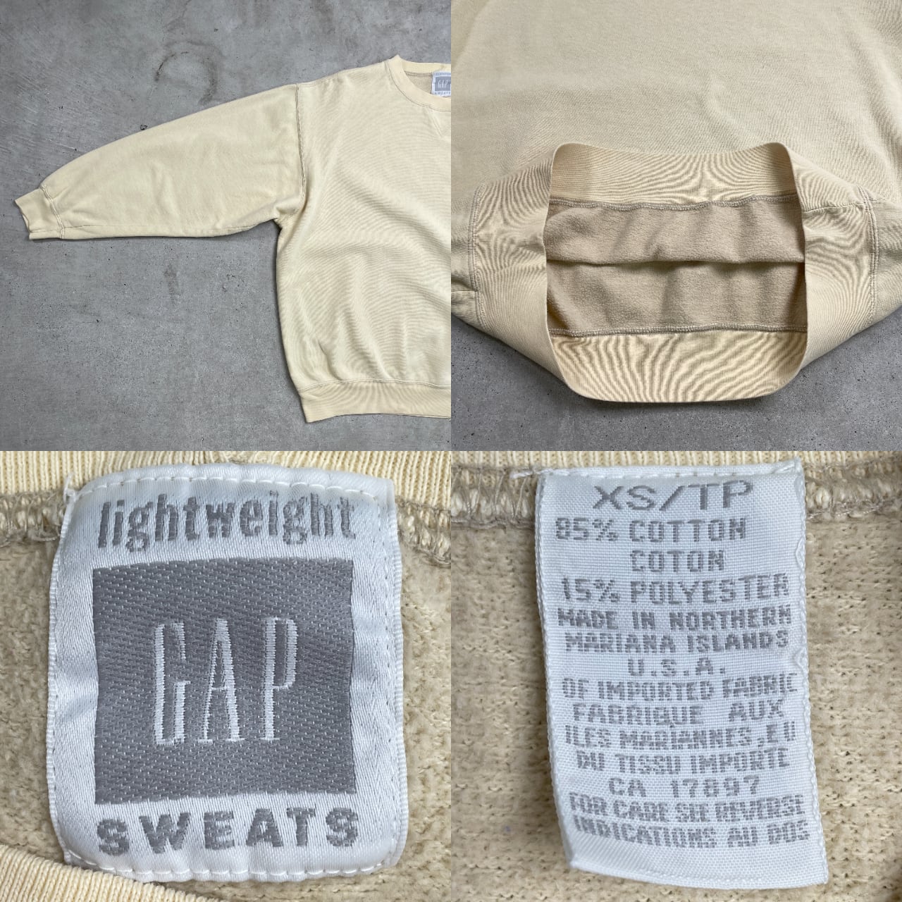 90年代 GAP オールドギャップ ブランクスウェット 無地 スウェット