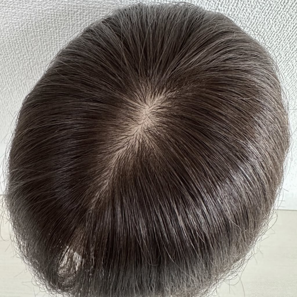 ネオピース 14×16cm 前髪あり/なし レミー人毛100% | 百合子ウィッグ