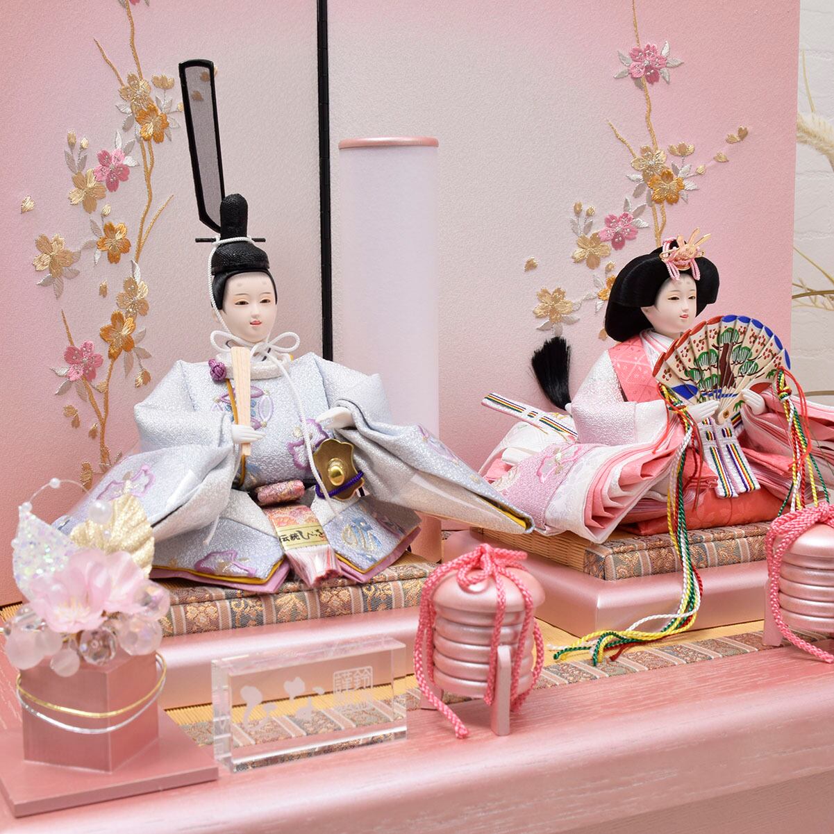雛人形 親王飾り【桜子】収納上手｜モダン｜おしゃれ｜スタイリッシュ