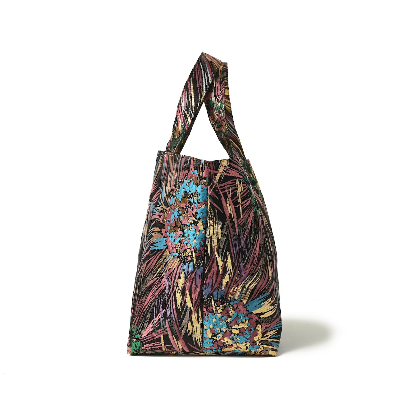 西陣織トートバッグ ヨコ HANABI (pink) / NTM9【人気商品