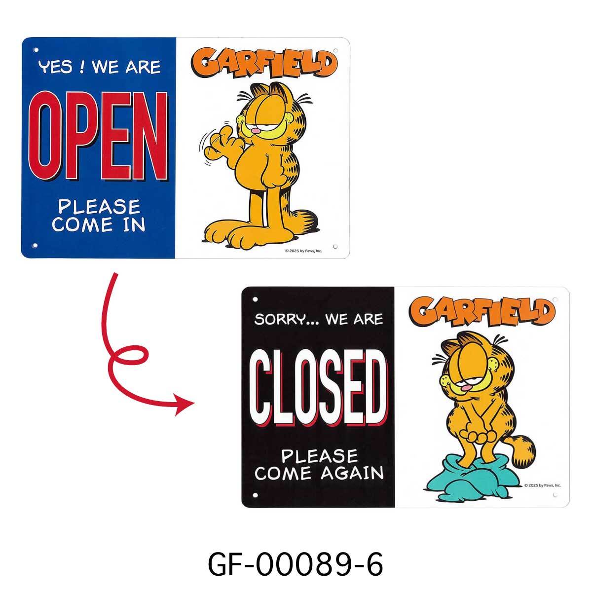 A722】GARFIELD PLASTIC SIGN ガーフィールド プラスチック サイン