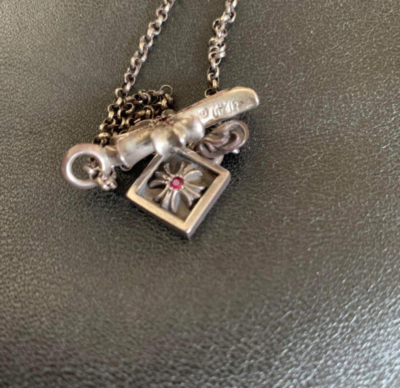 CHROME HEARTS クロムハーツ ネックレス 4点セット ルビー | chromehearts