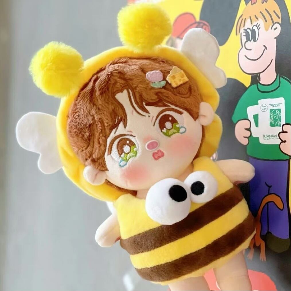 15cm20cmぬいぐるみ用 着せ替え服 ぬい服 ハチ 着ぐるみ 2点セット