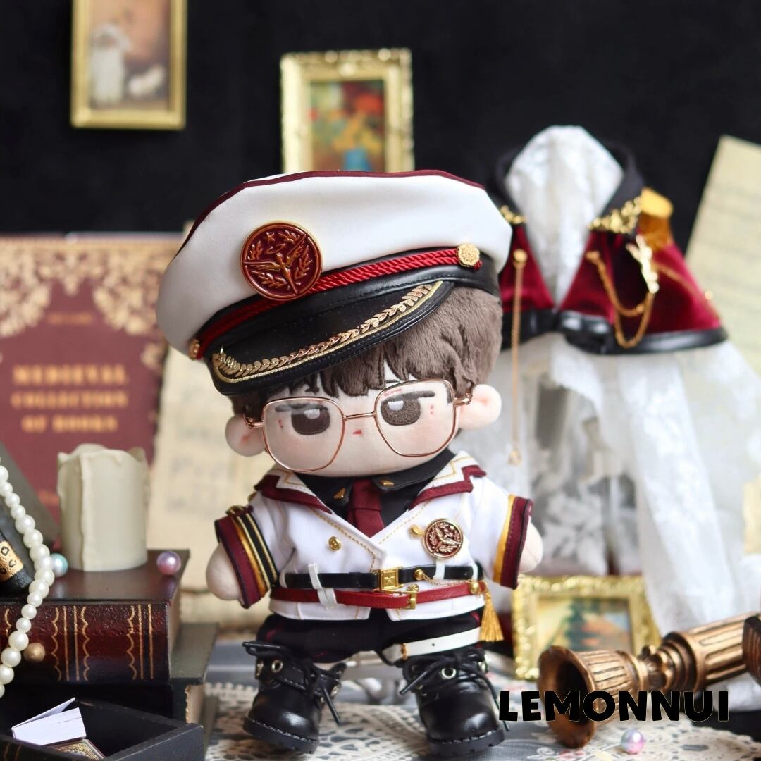 20cm ぬいぐるみ服 着せ替え 推し活 無属性 軍服 ぬい活 推し活 推し