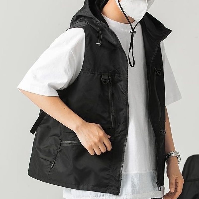 フード付き多機能ベスト H2109 | High-Life