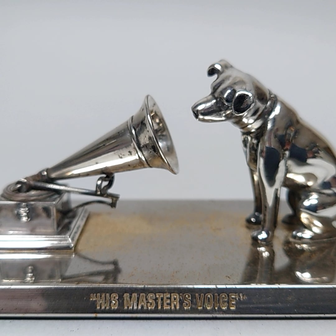 VICTOR ”His Master's Voice” 純銀製ニッパー オーナメント 限定389