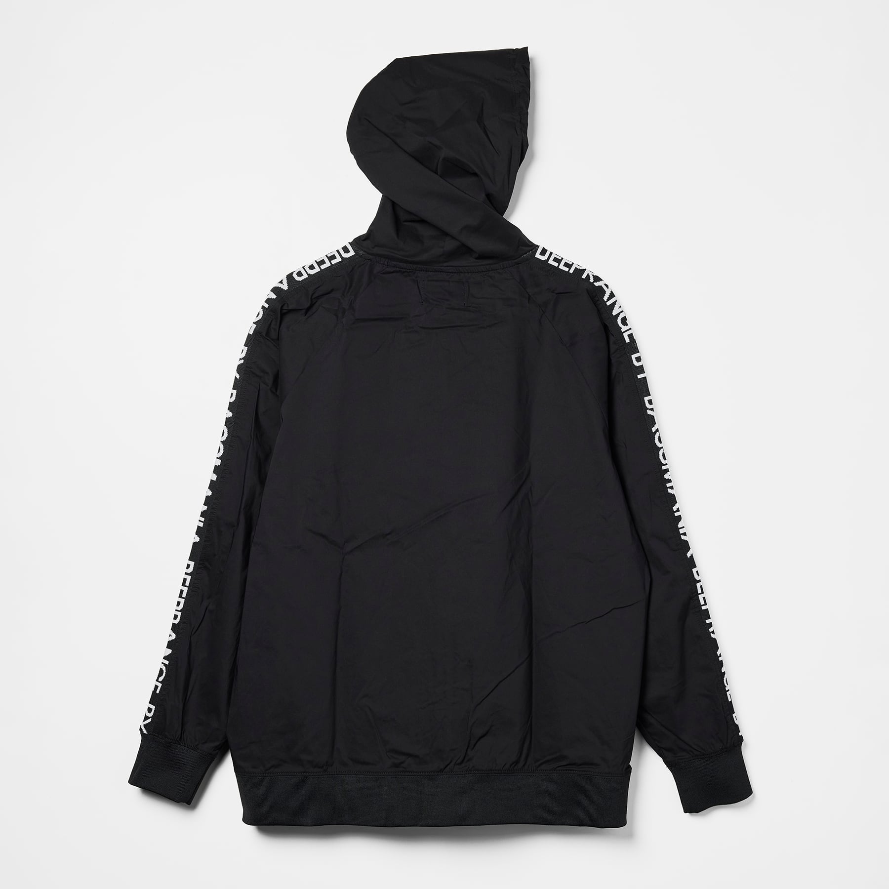 リブ編みロゴストレッチZIPパーカー［BLK］［LIMITED］ | bassmania.jp