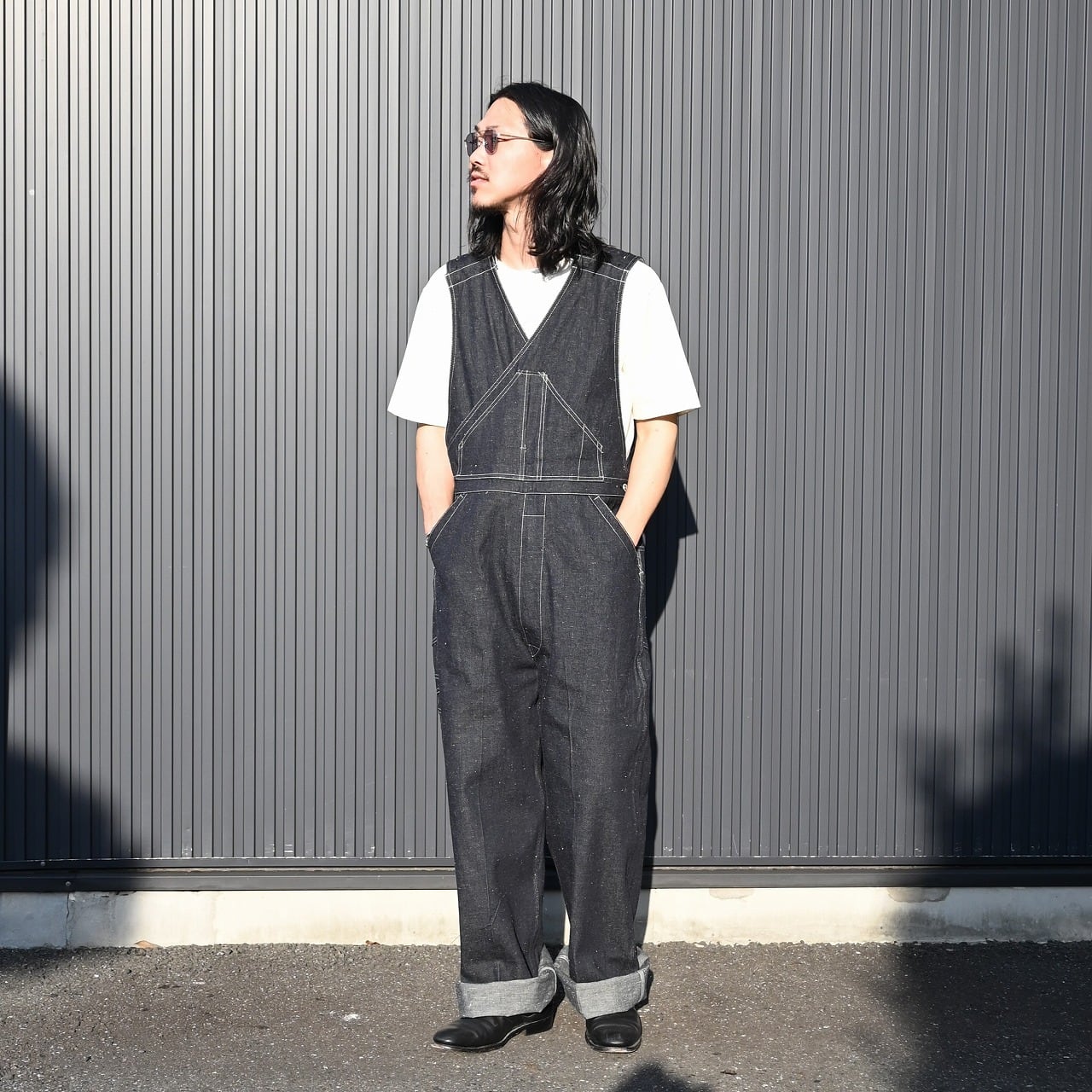 OLD JOE(オールドジョー)25AW新作CROSS SHOULDER ANVIL OVERALLS | GANKO