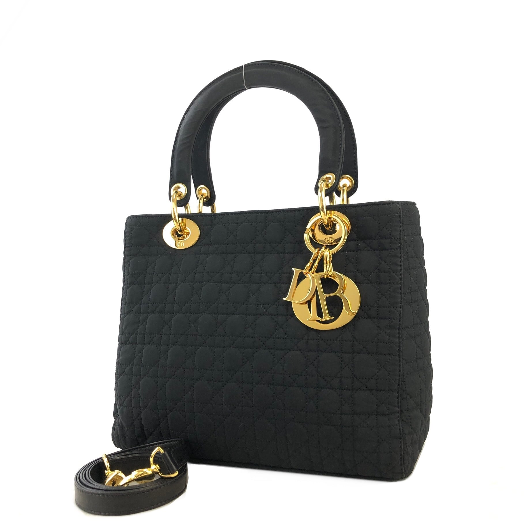 Christian Dior ディオール カナージュ ロゴチャーム レディディオール