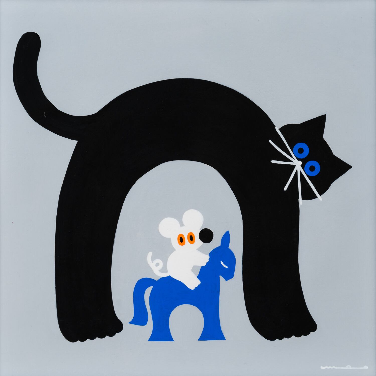 会場売約済】umao 原画作品E おうまさん | TOKYO PiXEL. shop & gallery