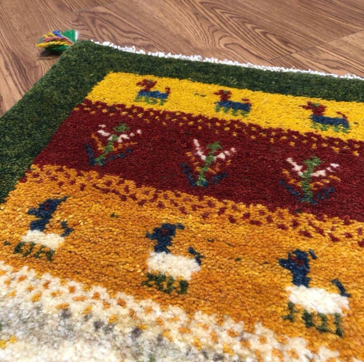 ペルシャギャッベ (ギャベ) ギャッベ 玄関マット No.GM-327 | A's Rug