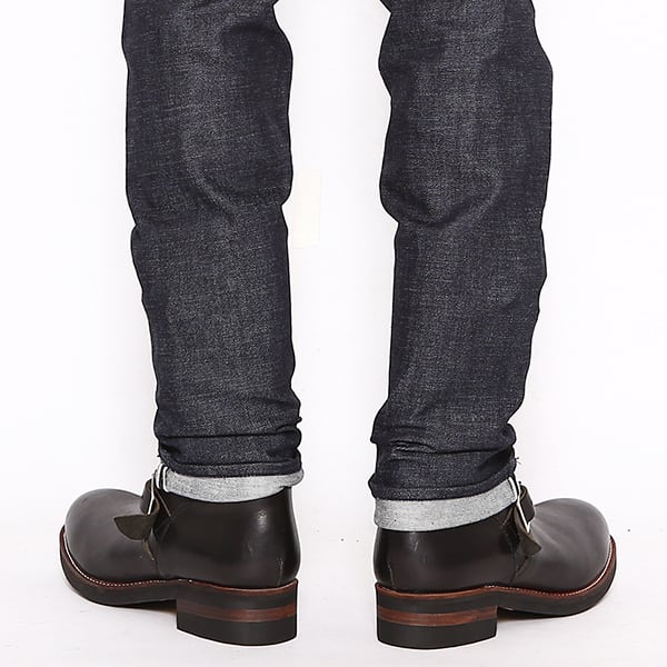 REBELS LEATHER ENGINEER BOOTS (BLACK) / RUDE GALLERY BLACK REBEL