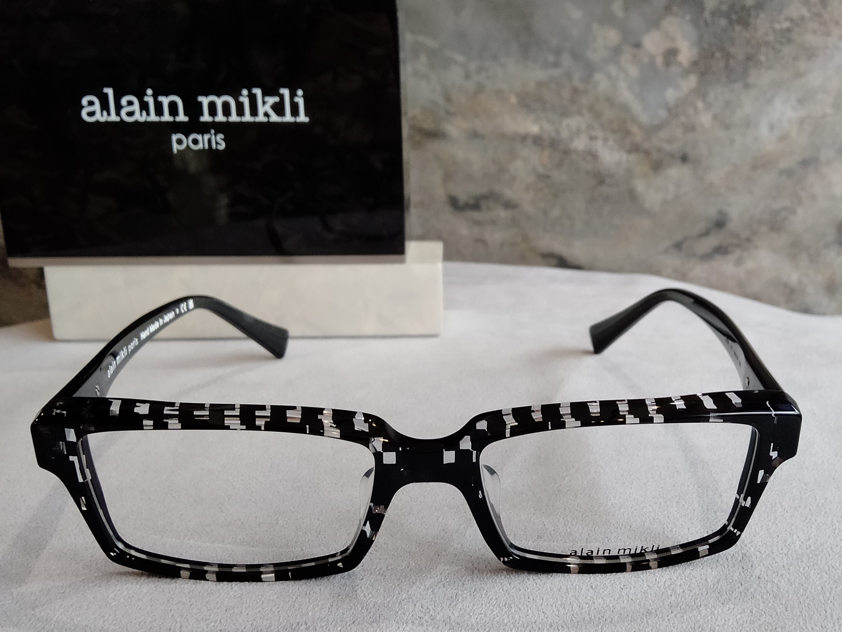 alain mikli paris(アランミクリ)『A03164D』003/BLACK CRYSTAL DAMIER