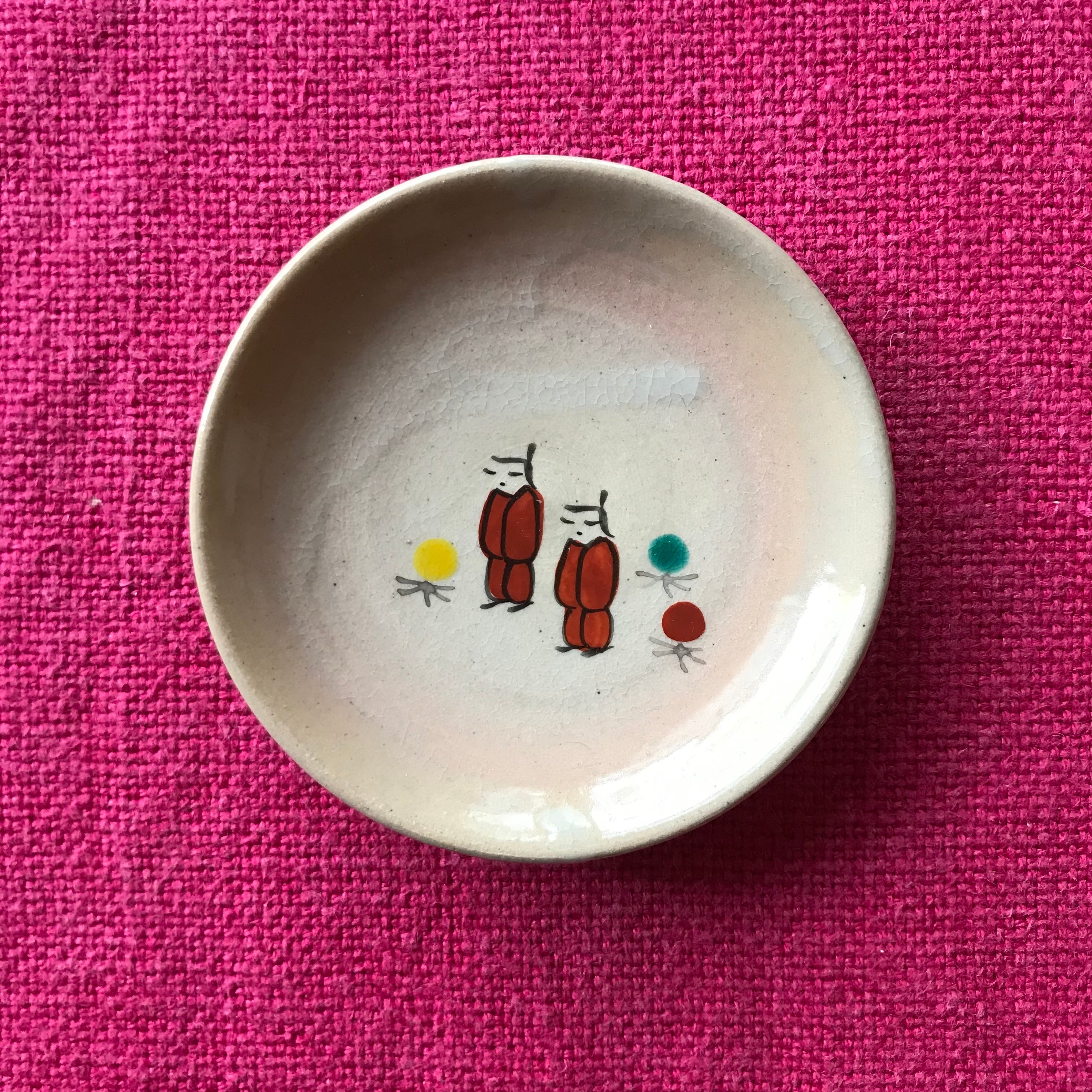 赤膚焼 奈良絵豆皿5枚セット | Pay ID