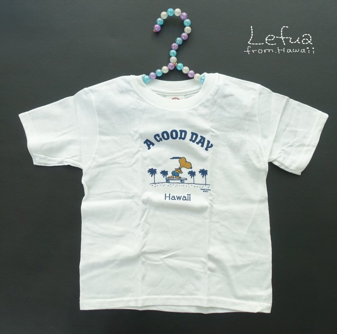 日焼けスヌーピー♪キッズTシャツ | Lefua