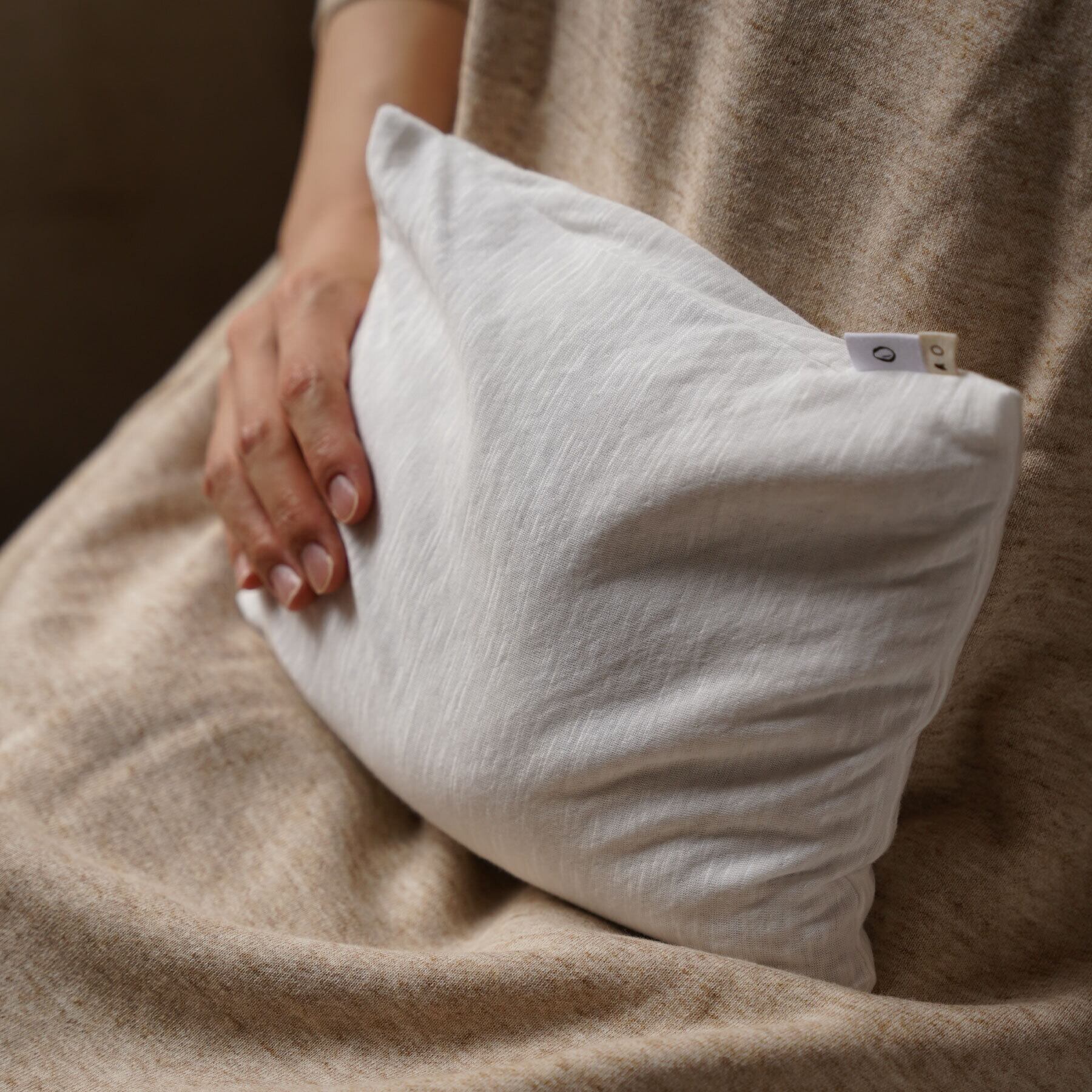 ao × accos＞ 大判 米ぬか玄米カイロ（よもぎ）カバー付 | accos