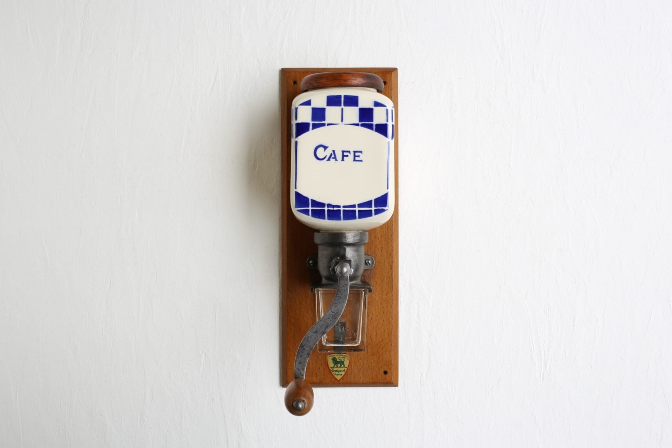 フランス アンティーク ヴィンテージ Peugeot 壁掛けコーヒーミル
