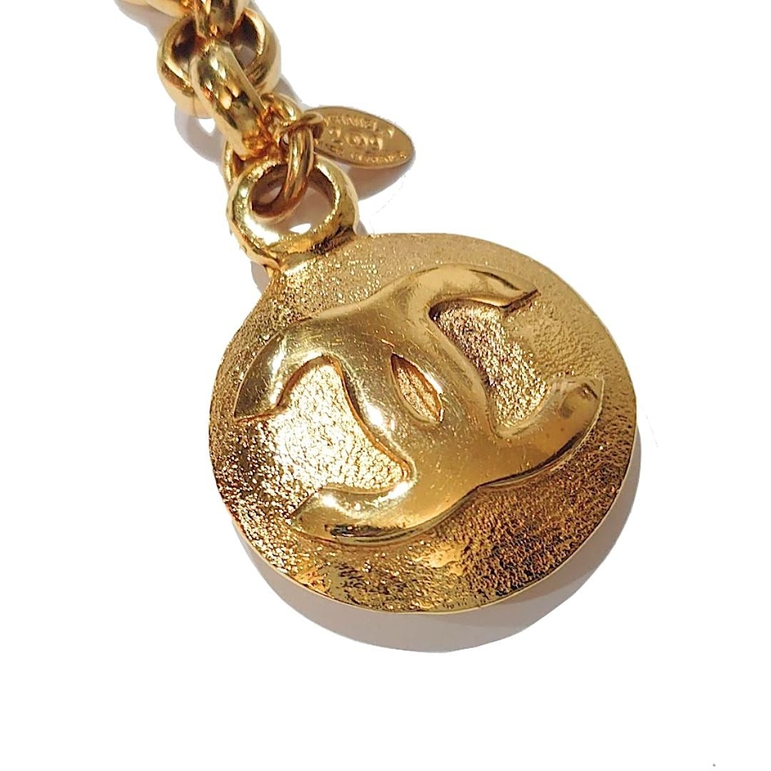 CHANEL シャネル キーホルダー チャーム ココマーク ゴールド オールド