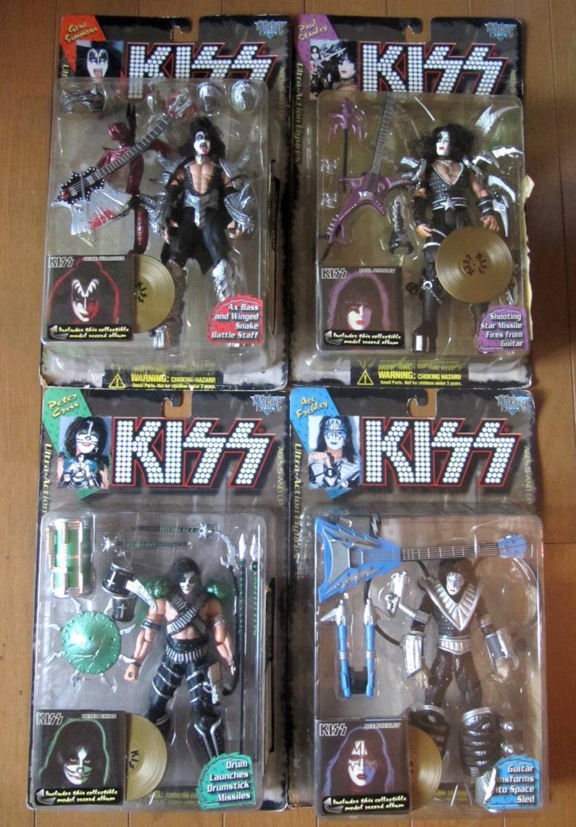 フィギュア】KISS キッス・ウルトラ・アクションフィギュア4種 | 音盤