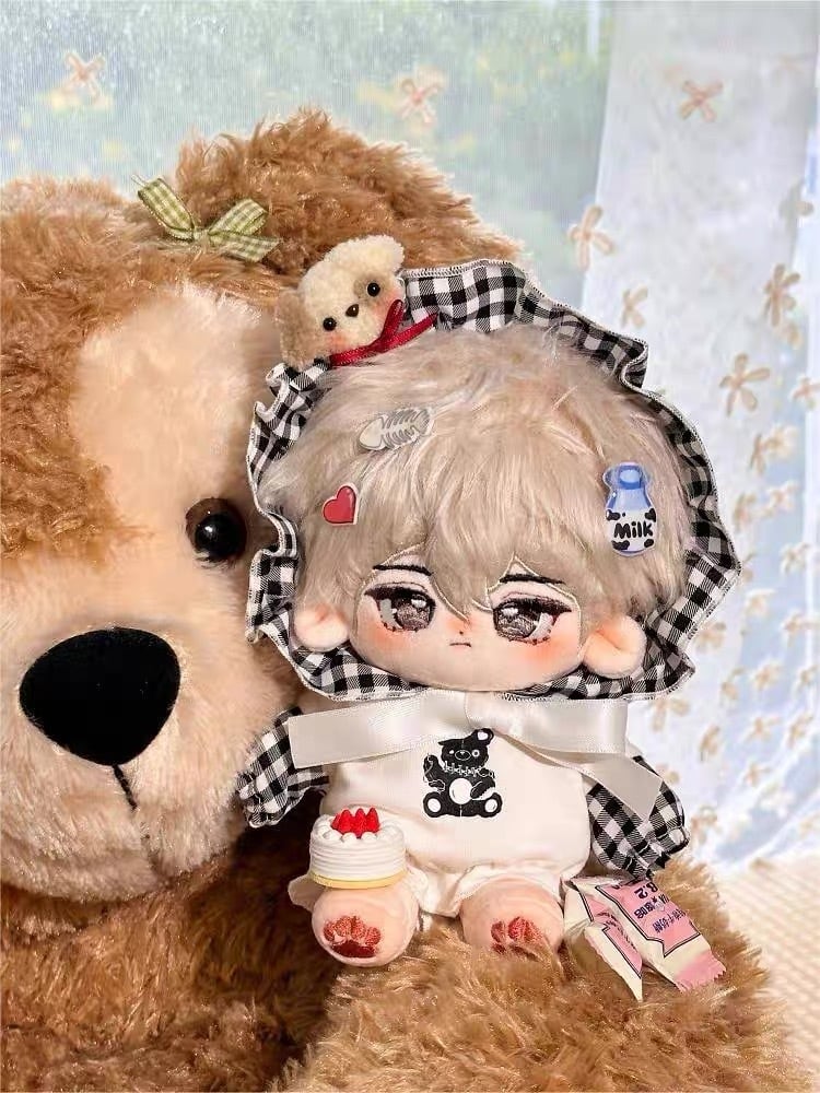 ✿20cm✿ モカ 骨なし 無属性ぬいぐるみ 本体 着せ替えぬいぐるみ綿