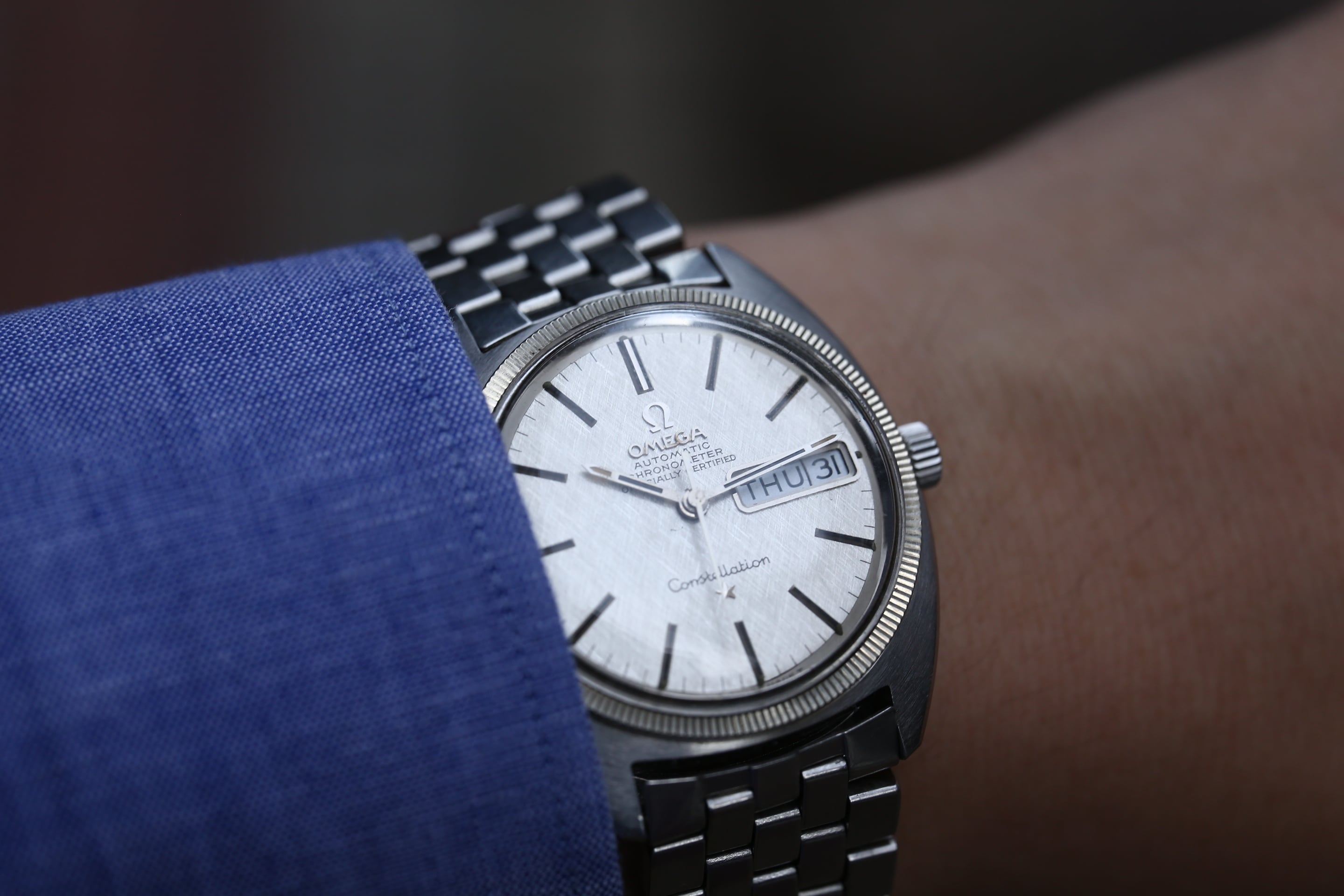 OMEGA】 1970 コンステレーション Cライン コインエッジベゼル 前期型