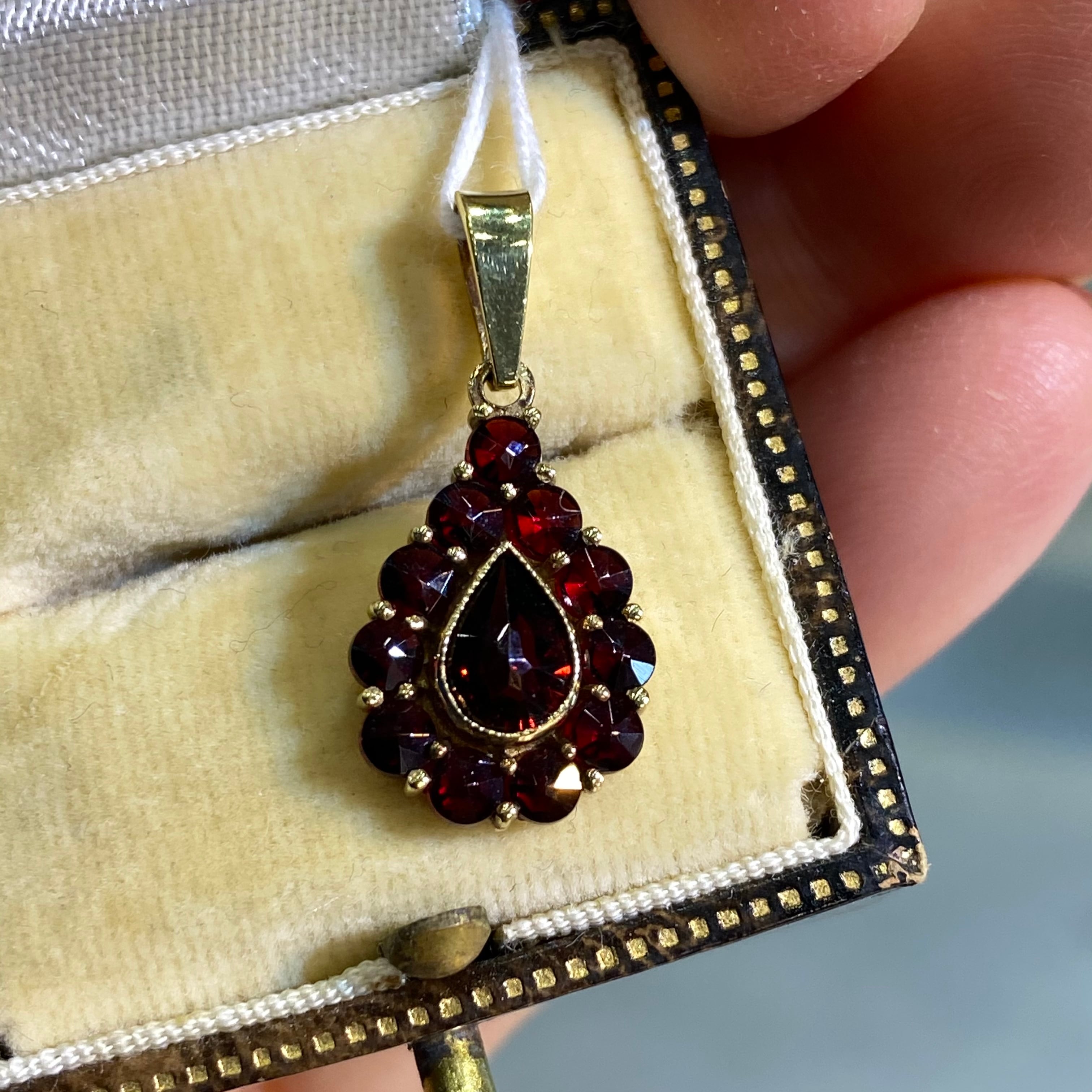 ボヘミアンガーネット 14金 ペンダントトップ | アンティーク