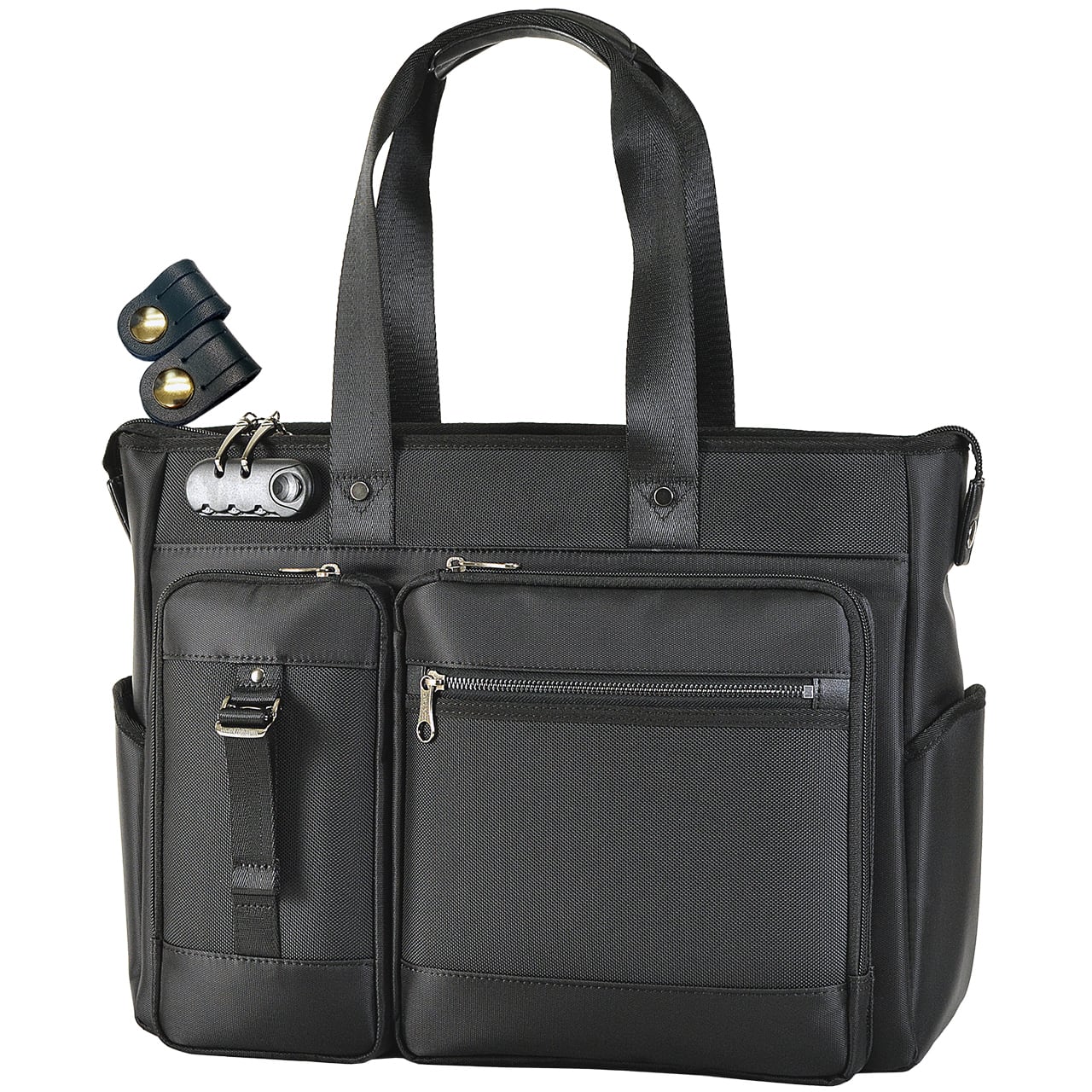 ビジネスバッグ メンズ トート型 ノートPC対応 A3書類 2way 1150g + 竹