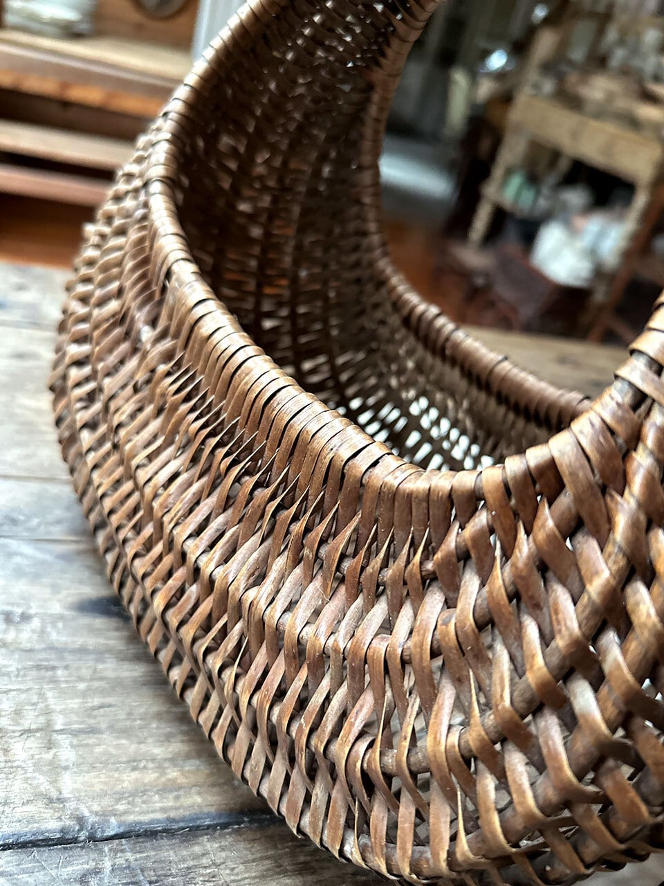 クロワッサン型パニエ かご バスケット | Brocante de La Cocotte