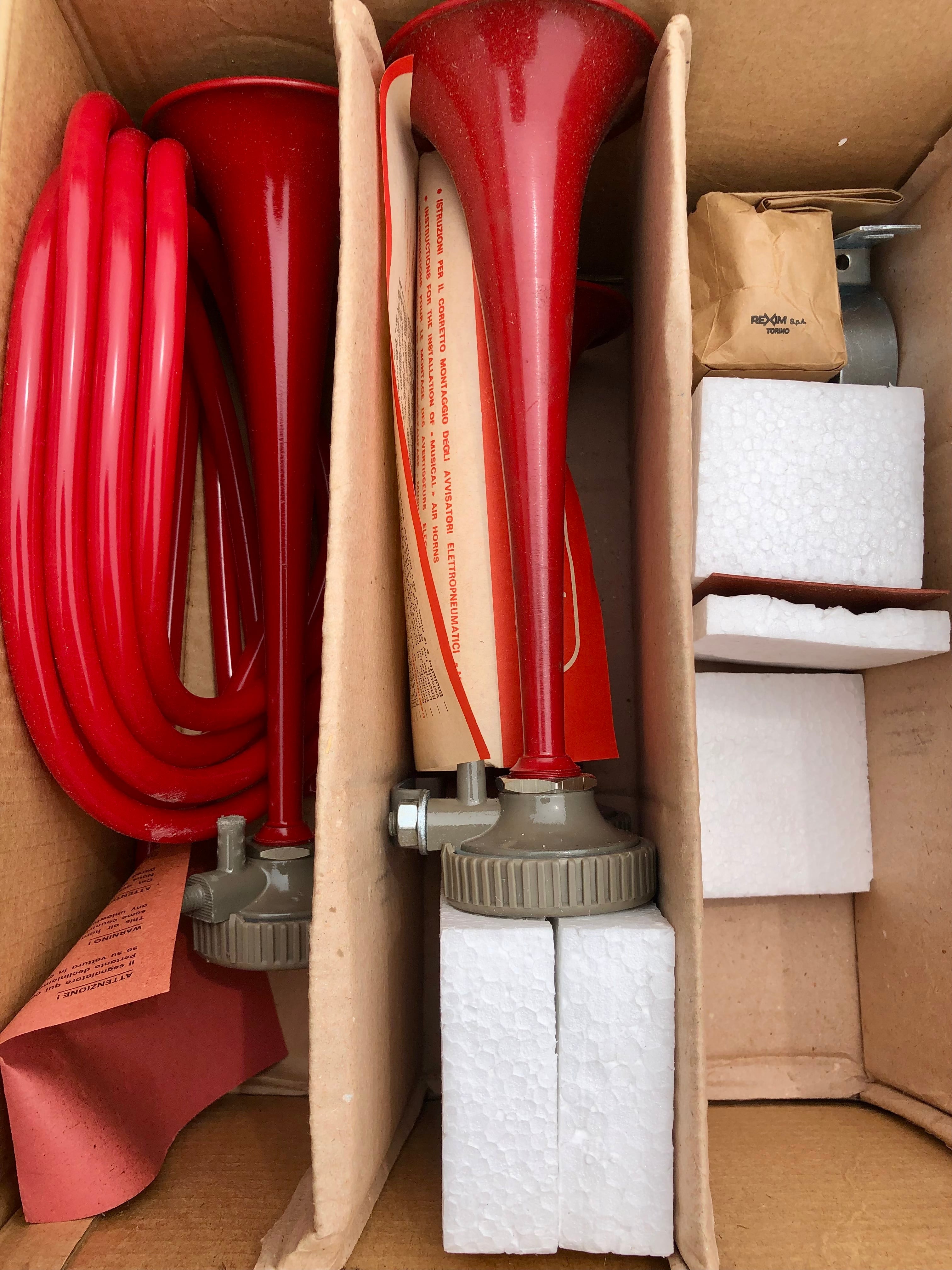 当時物”[FIAMM 5連ホーン]鉄ラッパ 赤ラッパ | FCL official(昭和の