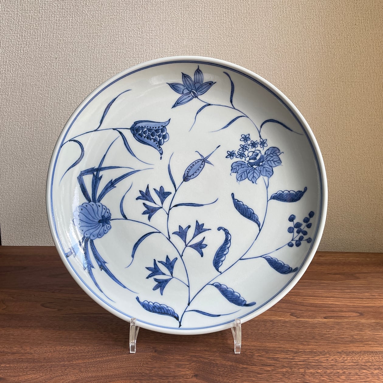 井手國博 ｜ 大皿（約30cm） 渡り手 ｜与志郎窯・有田焼 | にっこう