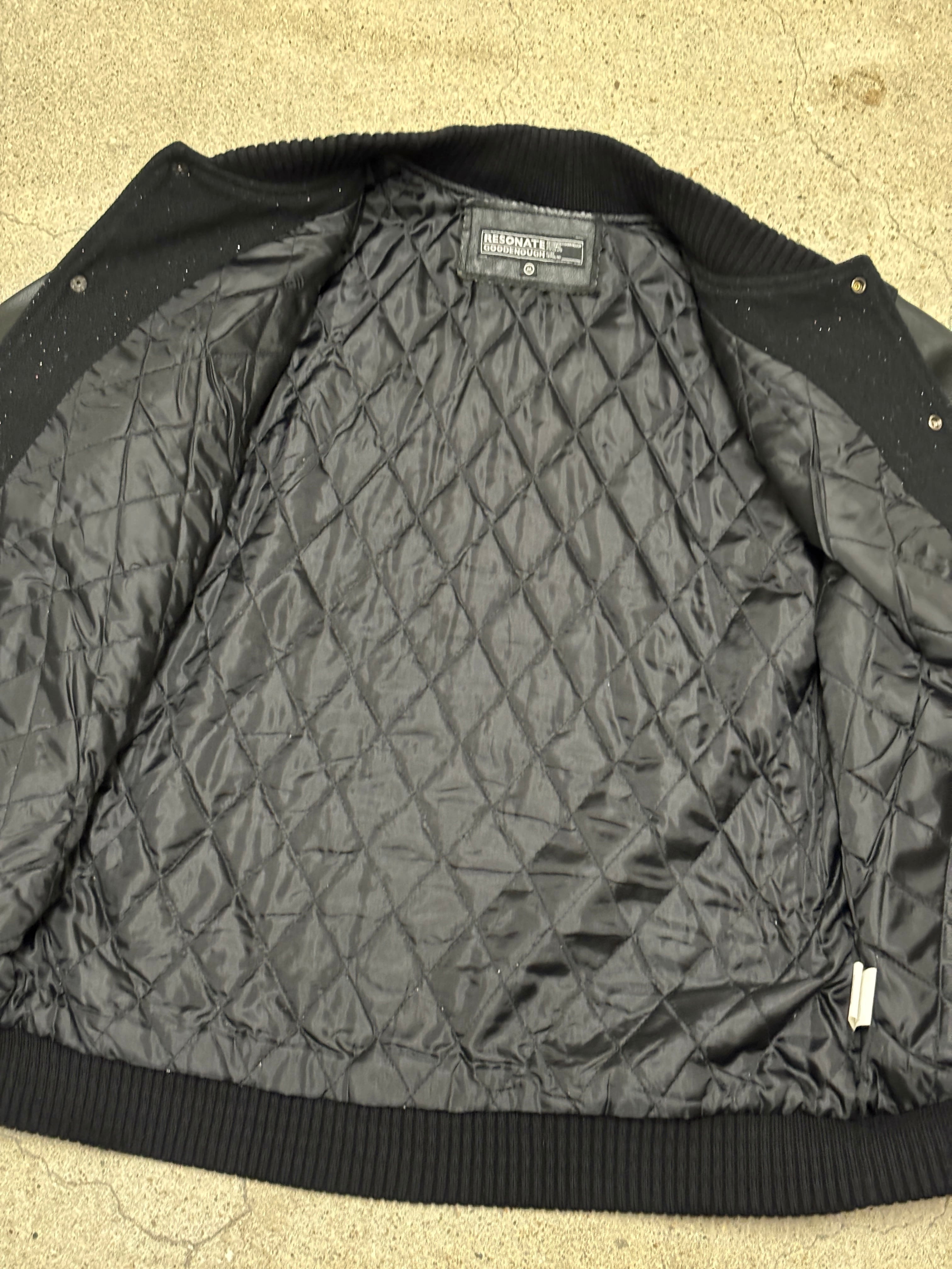 00s RESONATE GOODENOUGH/Logo patch Stadium Jacket/M/ロゴパッチ