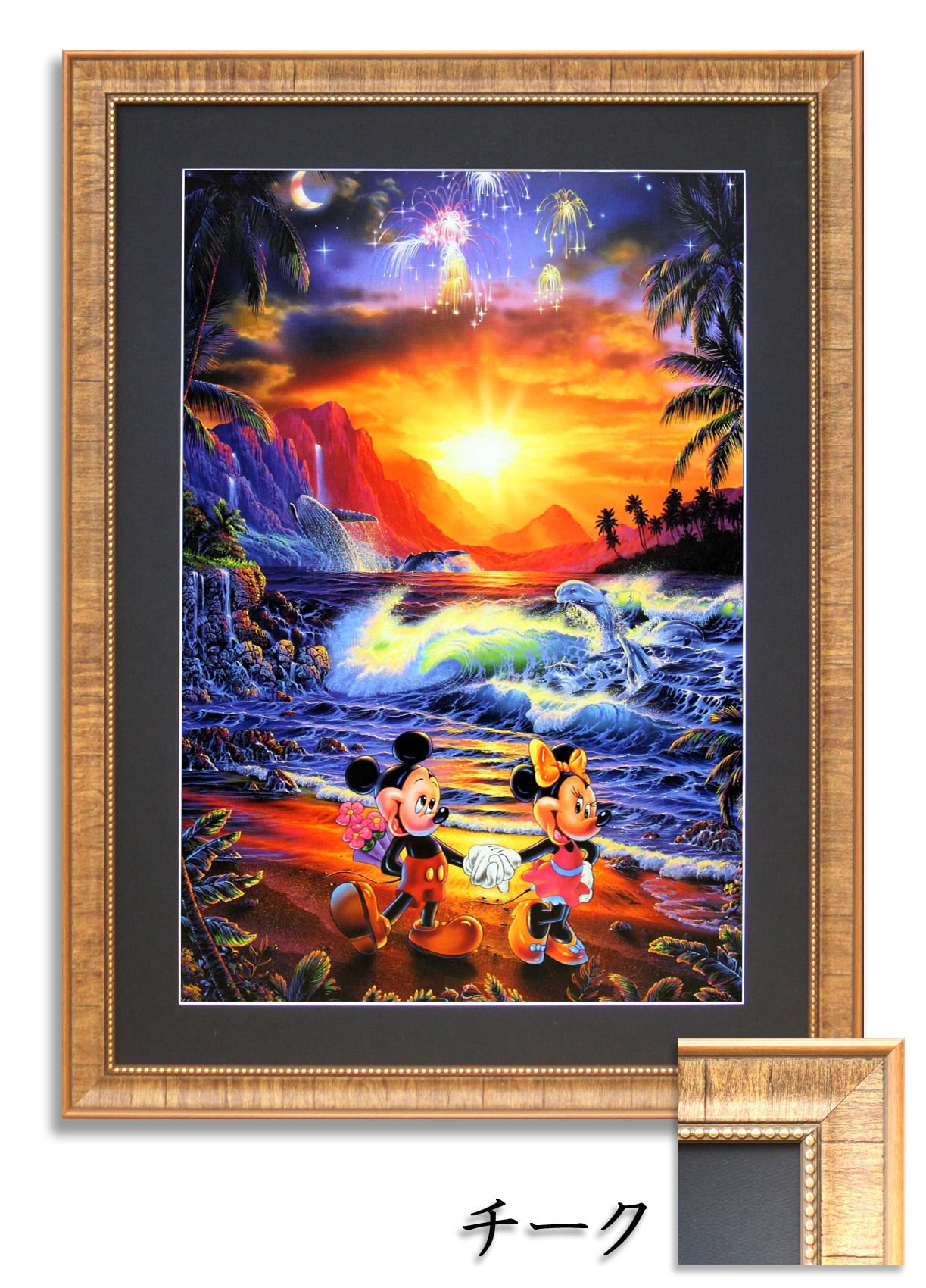 ラッセン&ディズニー ミッキー&ミニー マリンアート「シーサイド