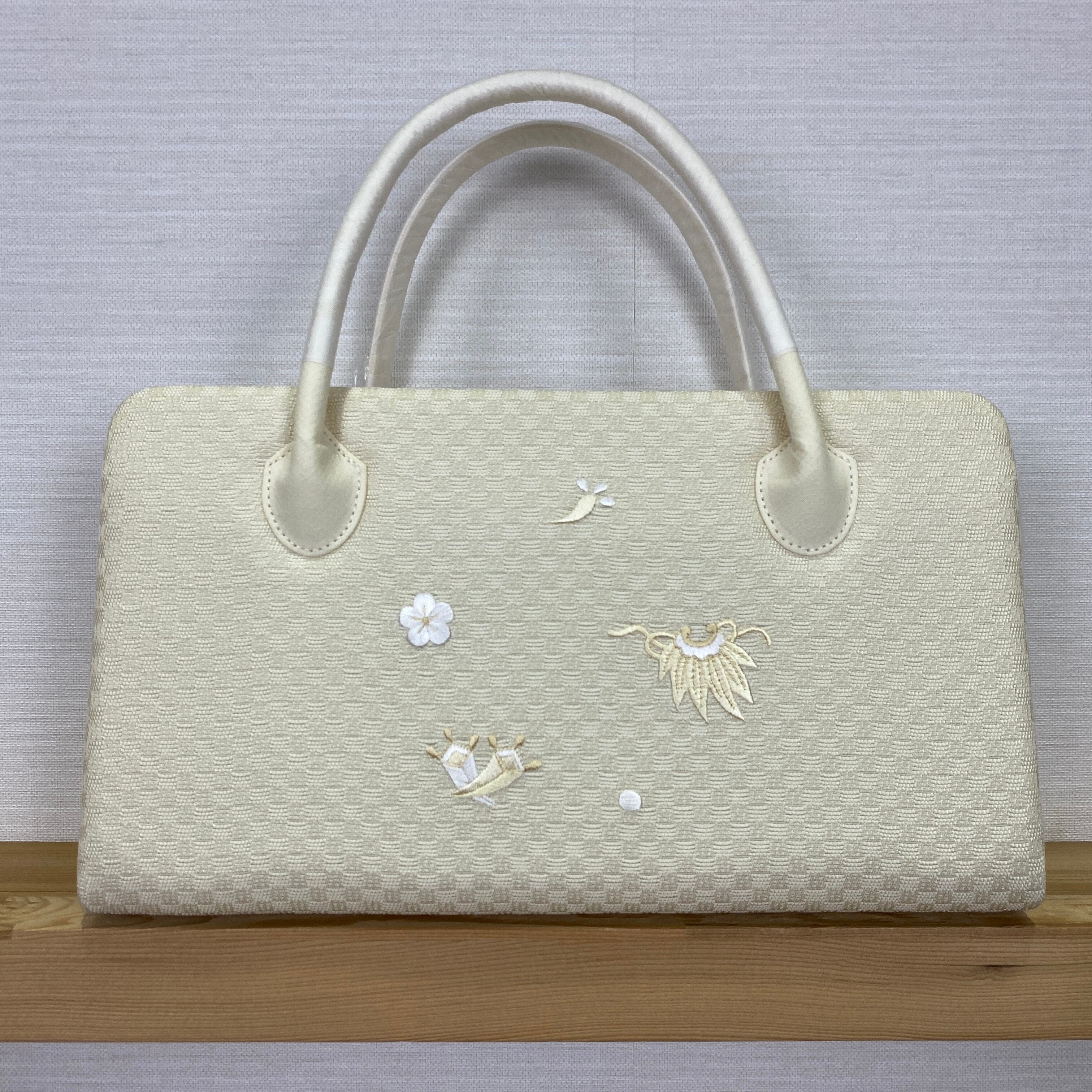 利休バッグ 宝尽くし(刺繍） | きもののここち 透佳